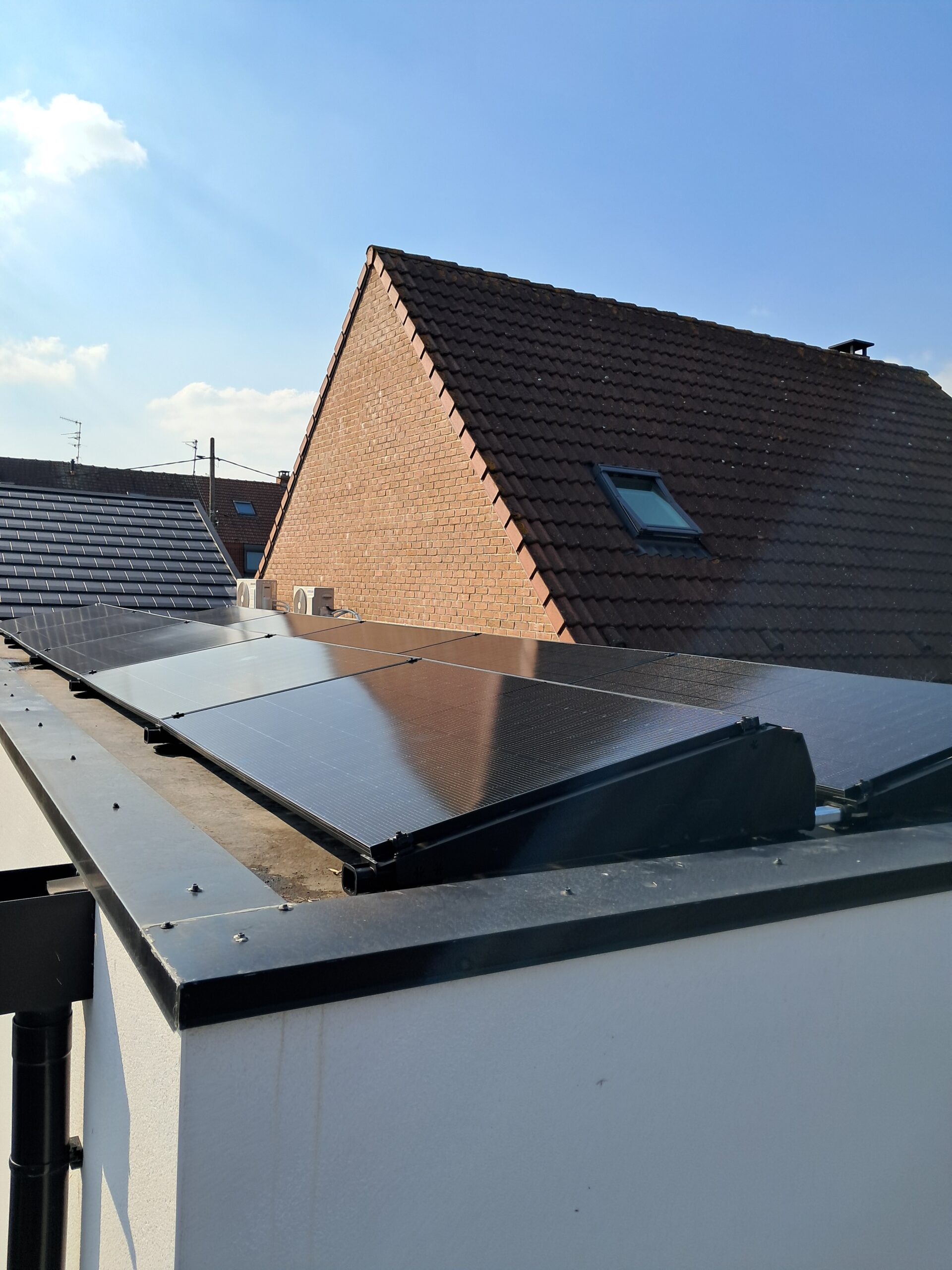 Chantier panneau solaire