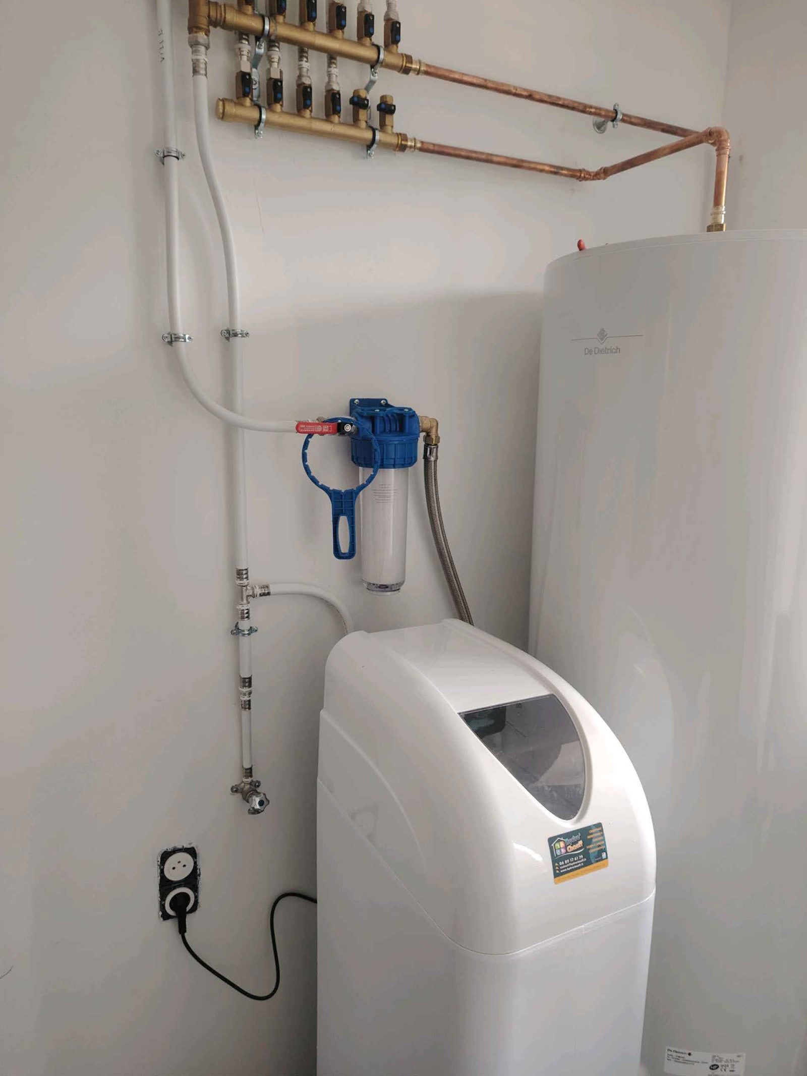 Installation adoucisseur d'eau à Erquinghem-Lys par Hydro'Chauff